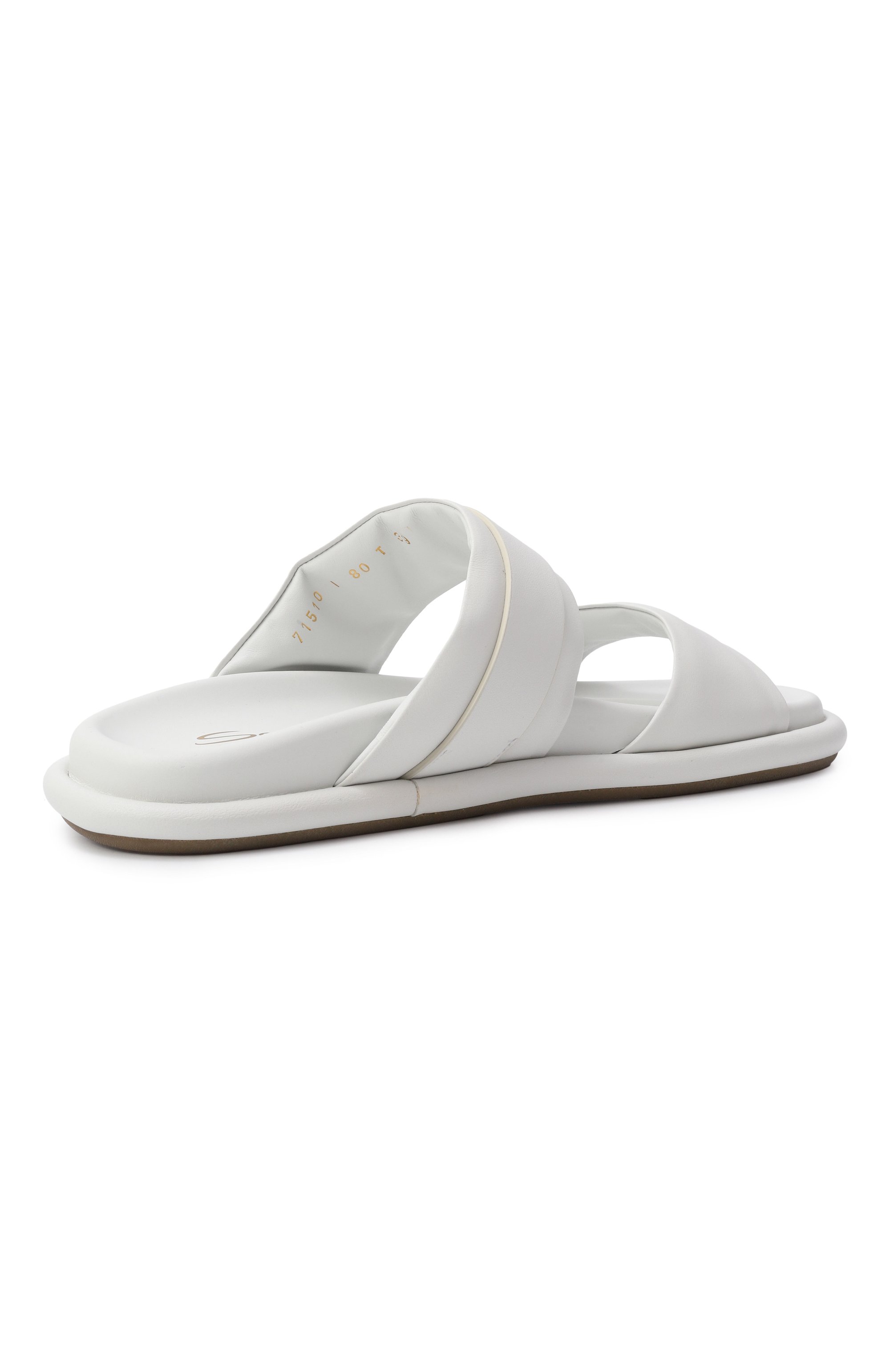 Кожаные шлепанцы SANTONI, арт. WHXG71510G0MTZZF, фото 5