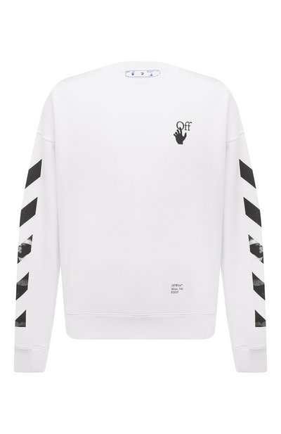 Хлопковый свитшот OFF-WHITE, арт. 0MBA054F21FLE0110110, фото 1