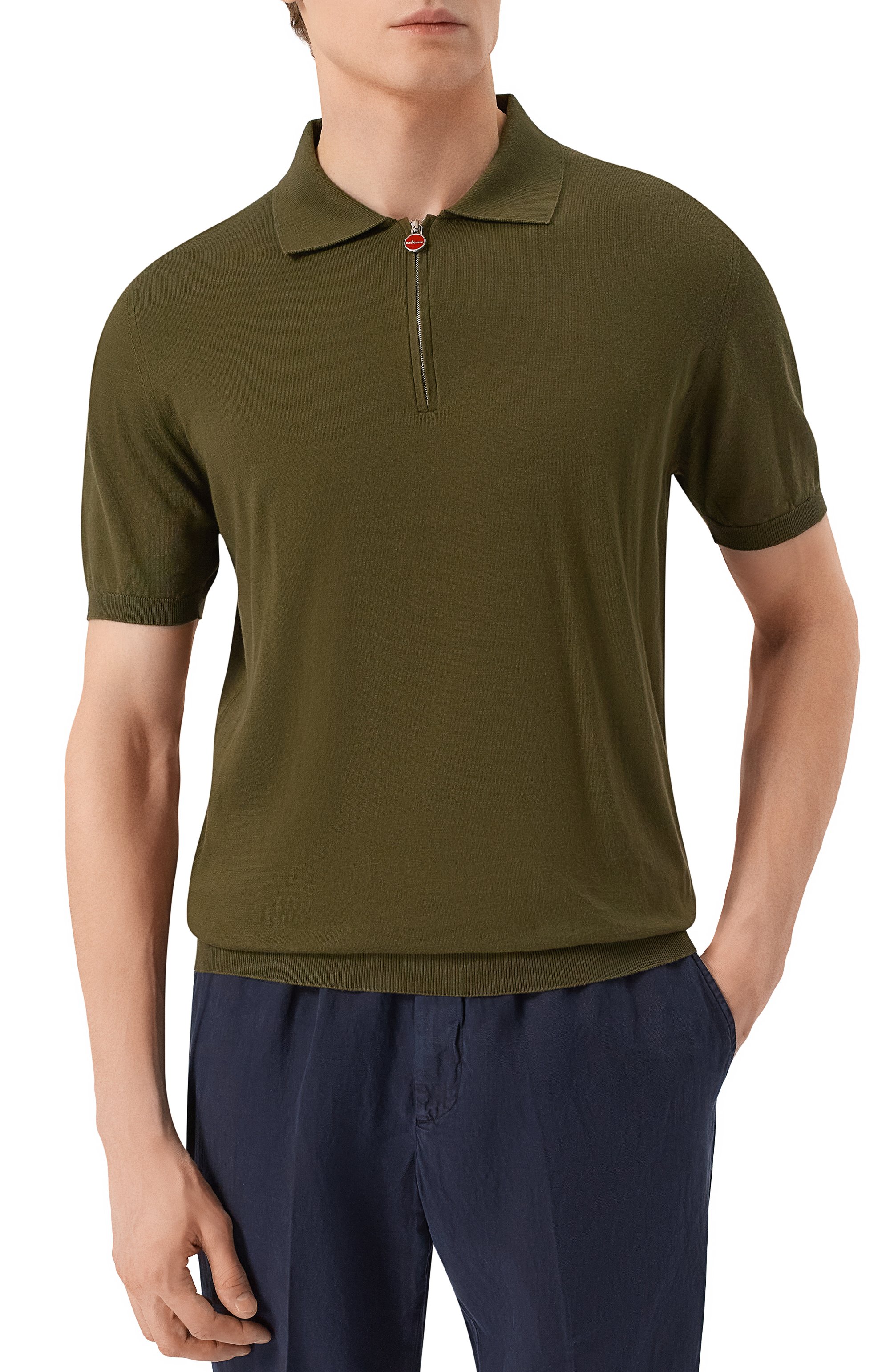 Хлопковое поло KITON, арт. UMKX33ZK319, фото 3