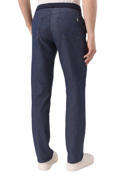 Джинсы hybrid fit ZILLI темно-синего цвета по цене 154500 руб., арт. CP414BM0423VLXS00, фото 4 Джинсы hybrid fit ZILLI, арт. CP414BM0423VLXS00, фото 4