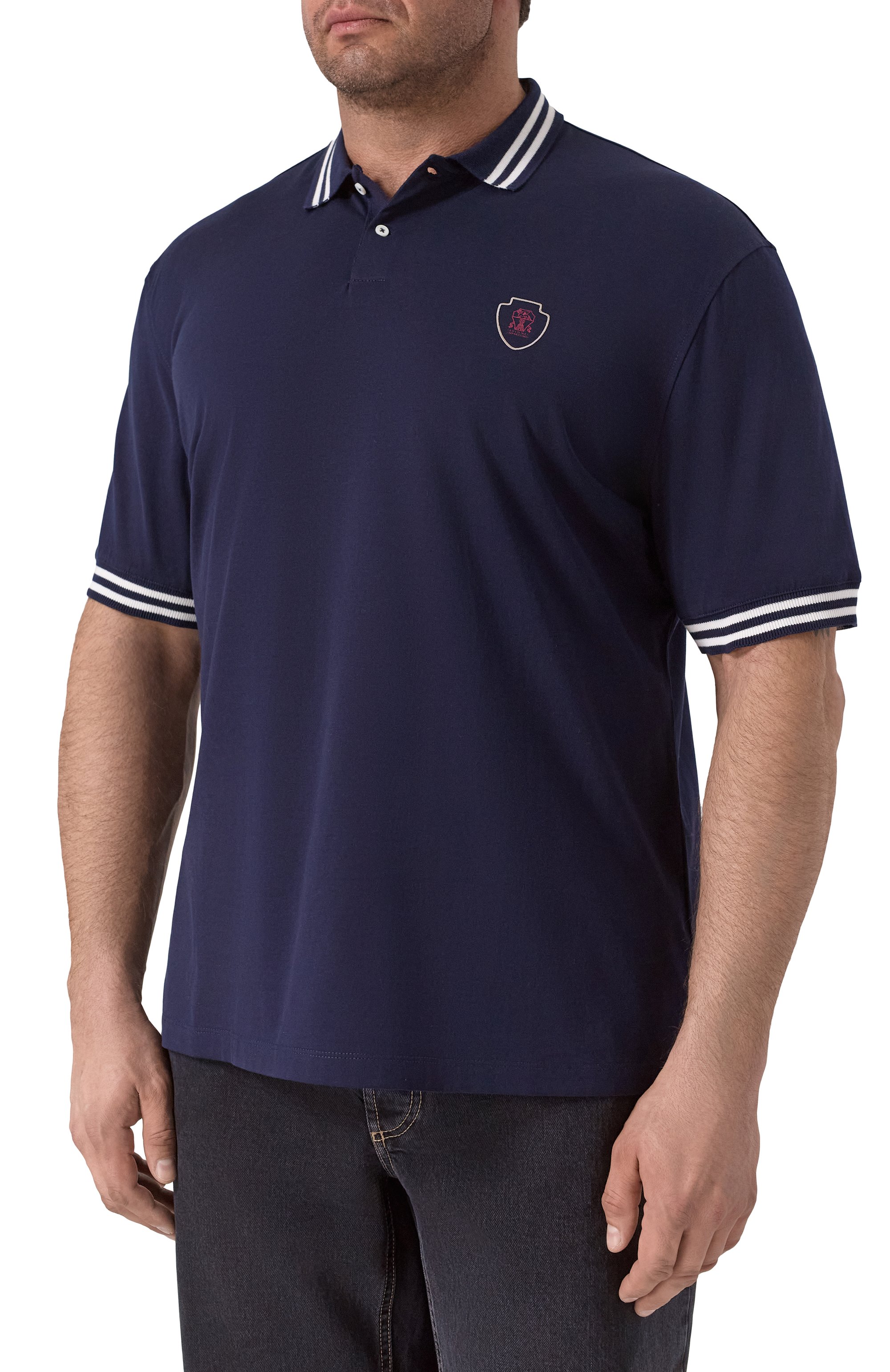 Хлопковое поло BRUNELLO CUCINELLI, арт. M0B133940T, фото 3