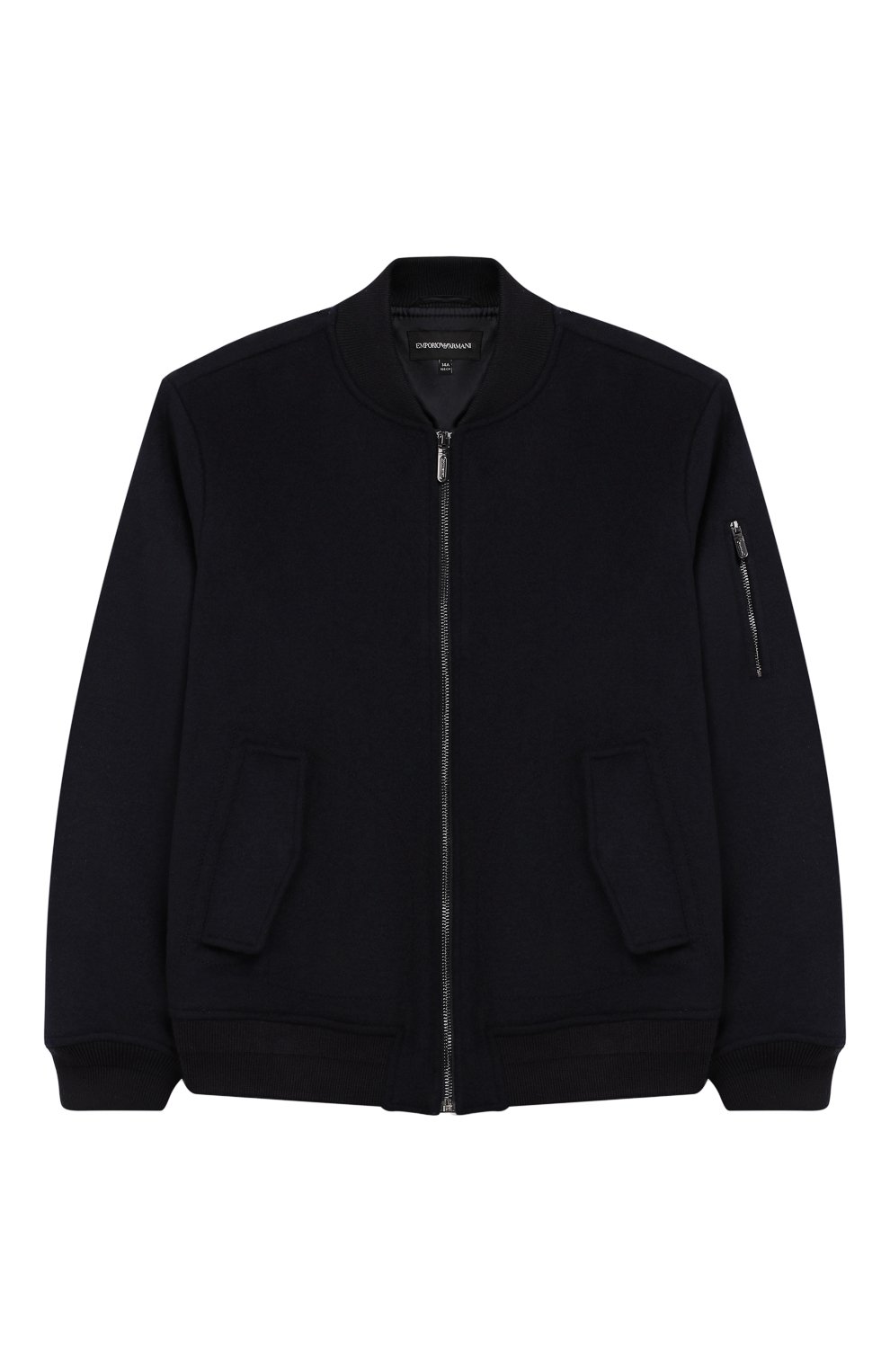 Бомбер EMPORIO ARMANI темно-синего цвета по цене 37700 руб., арт. 6G4B89/4NGZZ, фото 1 Бомбер EMPORIO ARMANI, арт. 6G4B89/4NGZZ, фото 1