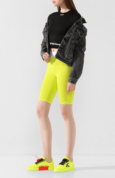 Шорты MSGM желтого цвета по цене 8995 руб., арт. 2845MDB02 207234, фото 2 Шорты MSGM, арт. 2845MDB02 207234, фото 2