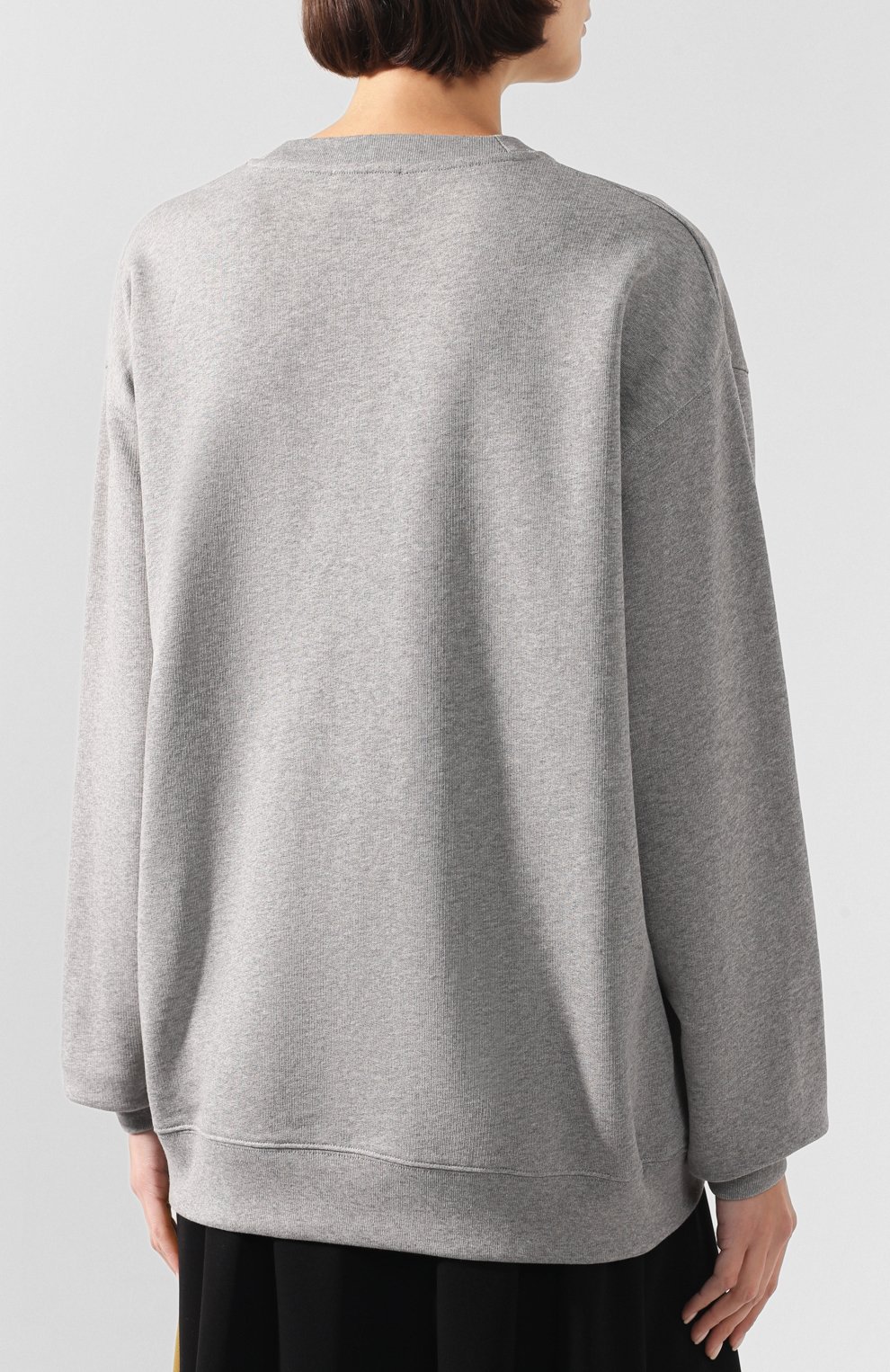 Хлопковый свитшот ACNE STUDIOS серого цвета по цене 18900 руб., арт. CI0028, фото 4 Хлопковый свитшот ACNE STUDIOS, арт. CI0028, фото 4