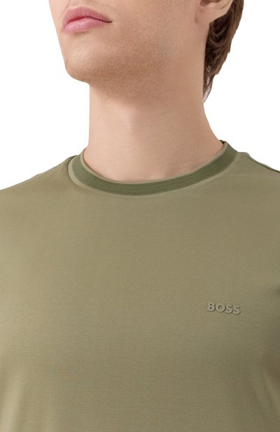 Хлопковая футболка BOSS, арт. 50543858, фото 5