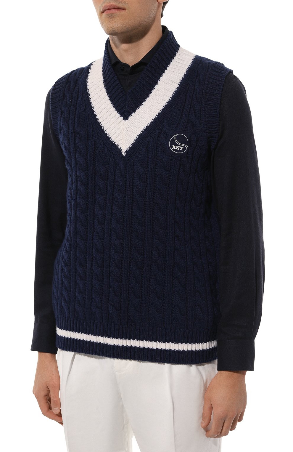 Шерстяной жилет KITON, арт. UMM058901, фото 3