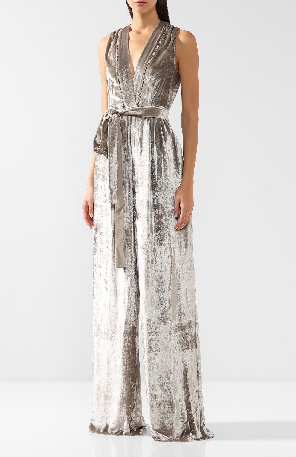 Бархатный комбинез он с поясом BOTTEGA VENETA, арт. 523968/VER00, фото 3