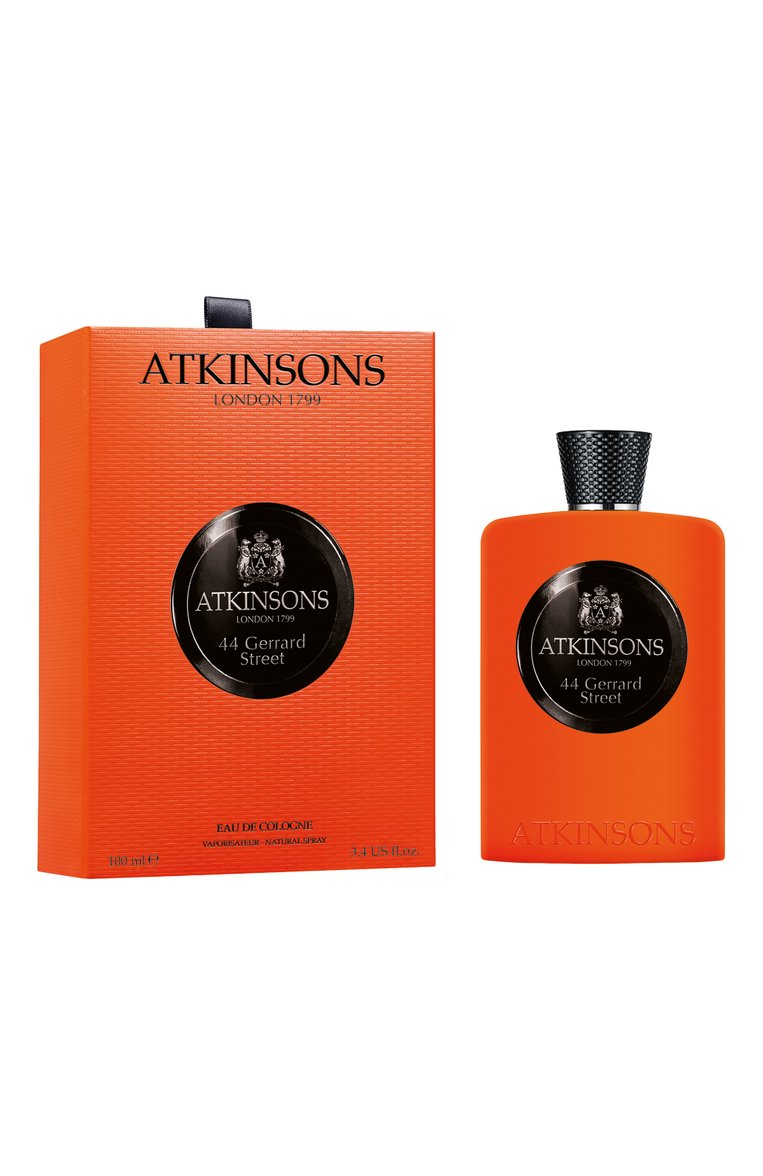 Одеколон 44 gerrard street (100ml) ATKINSONS бесцветного цвета, арт. 8011003866571 | Фото 2 (Нос: Не проставлено; Региональные ограничения белый список (Axapta Mercury): Не проставлено; Тип продукта - парфюмерия: Одеколон; Ограничения доставки: flammable)