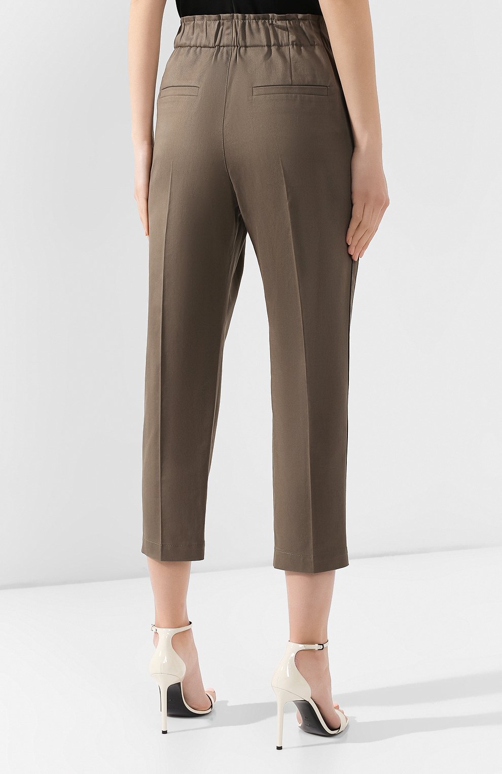 Хлопковые брюки BRUNELLO CUCINELLI, арт. MP130P7041, фото 4