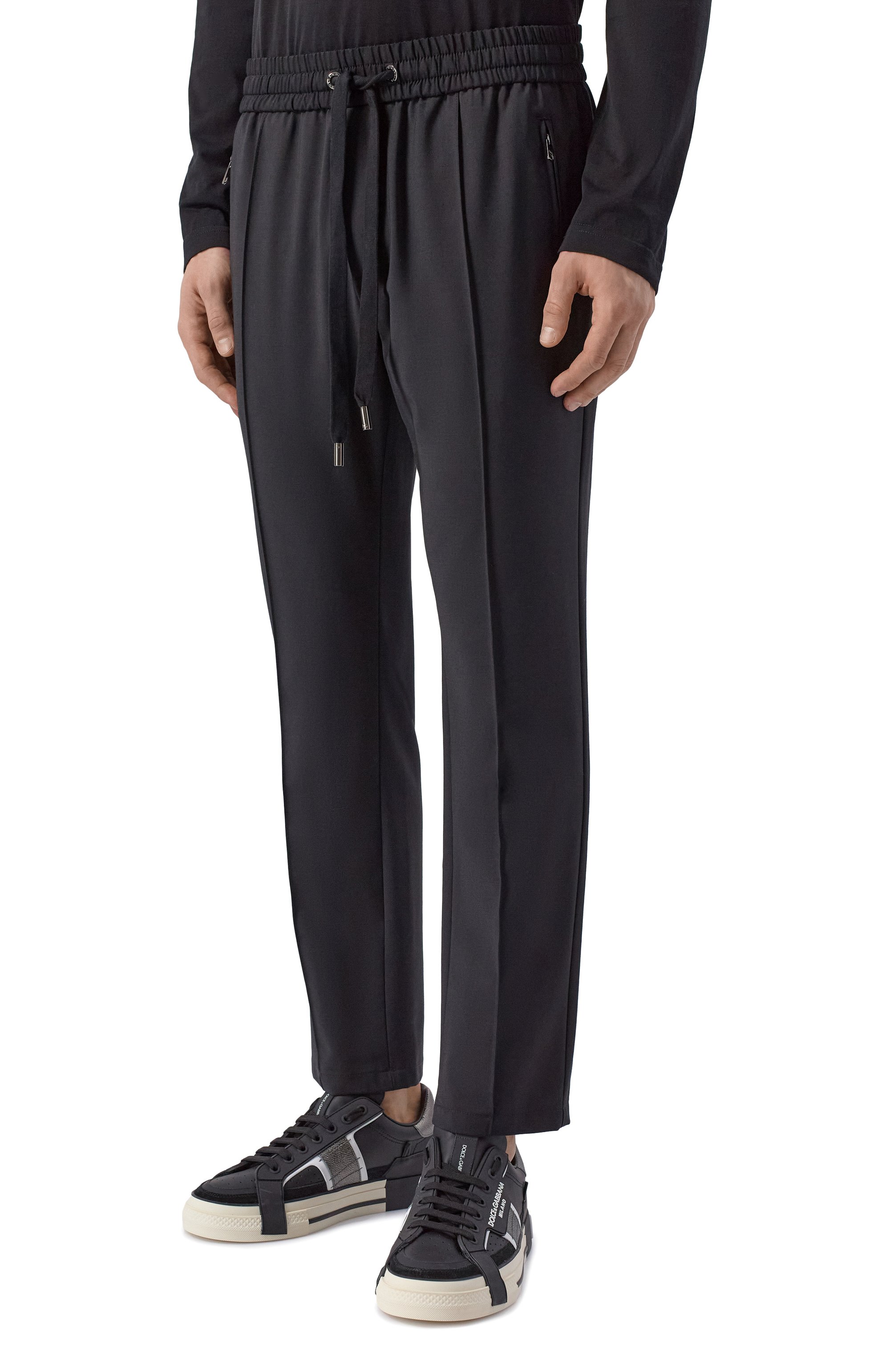 Брюки DOLCE & GABBANA черного цвета по цене 99500 руб., арт. GYACET/GJ275, фото 3 Брюки DOLCE & GABBANA, арт. GYACET/GJ275, фото 3