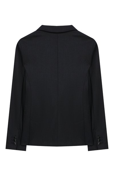 Пиджак на двух пуговицах EMPORIO ARMANI синего цвета по цене 43700 руб., арт. 6G4G01/4N38Z, фото 2 Пиджак на двух пуговицах EMPORIO ARMANI, арт. 6G4G01/4N38Z, фото 2