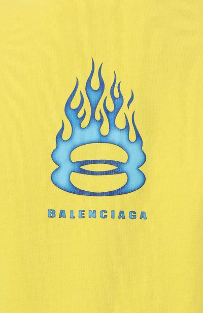 Хлопковая футболка BALENCIAGA, арт. 787349/TQVW7, фото 5
