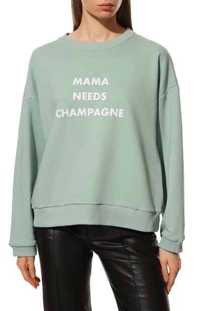 Хлопковый свитшот SEVEN LAB, арт. SW-MNC-G01 mint, фото 3