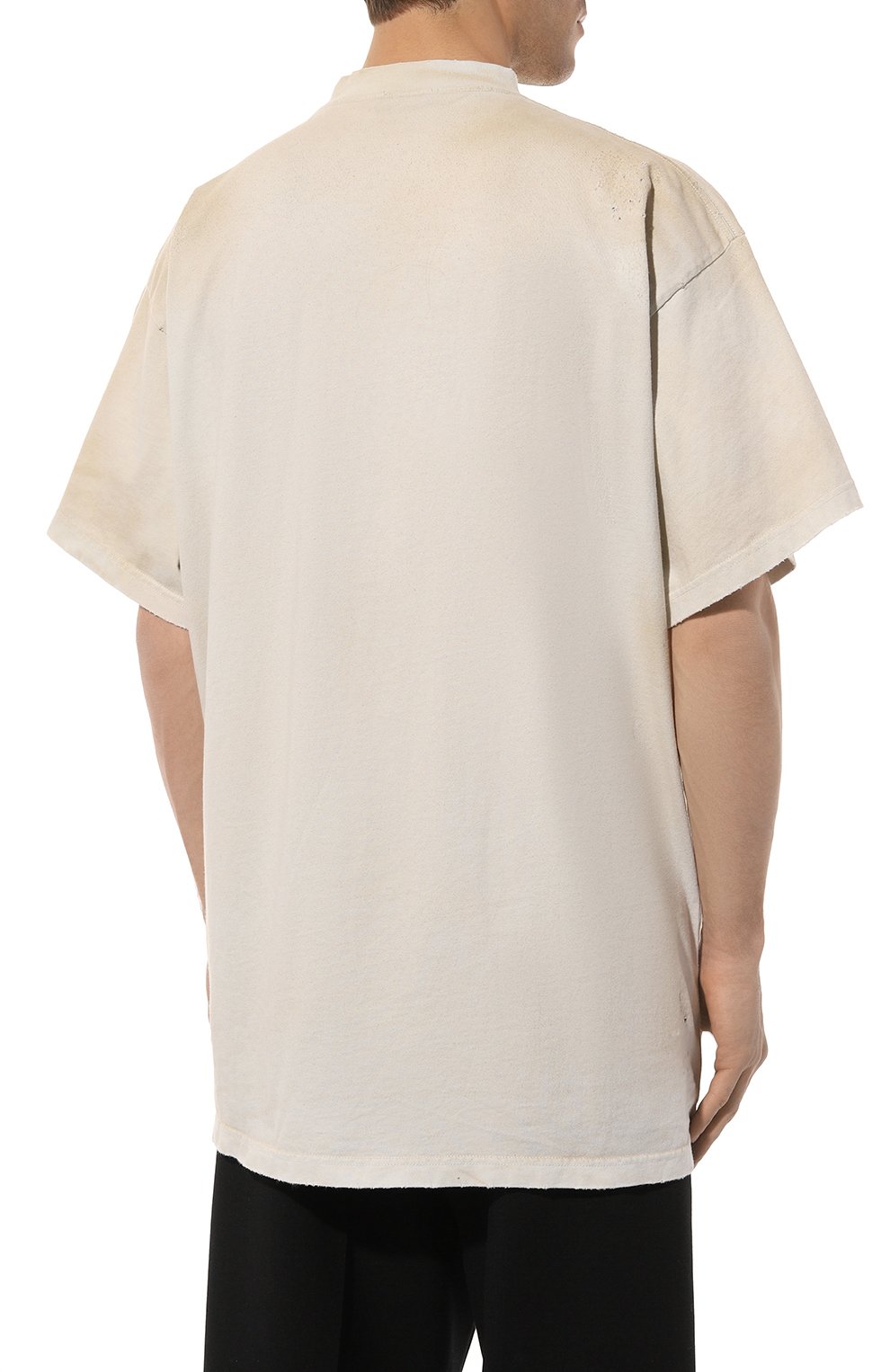 Хлопковая футболка BALENCIAGA, арт. 739028/T0VN2, фото 4