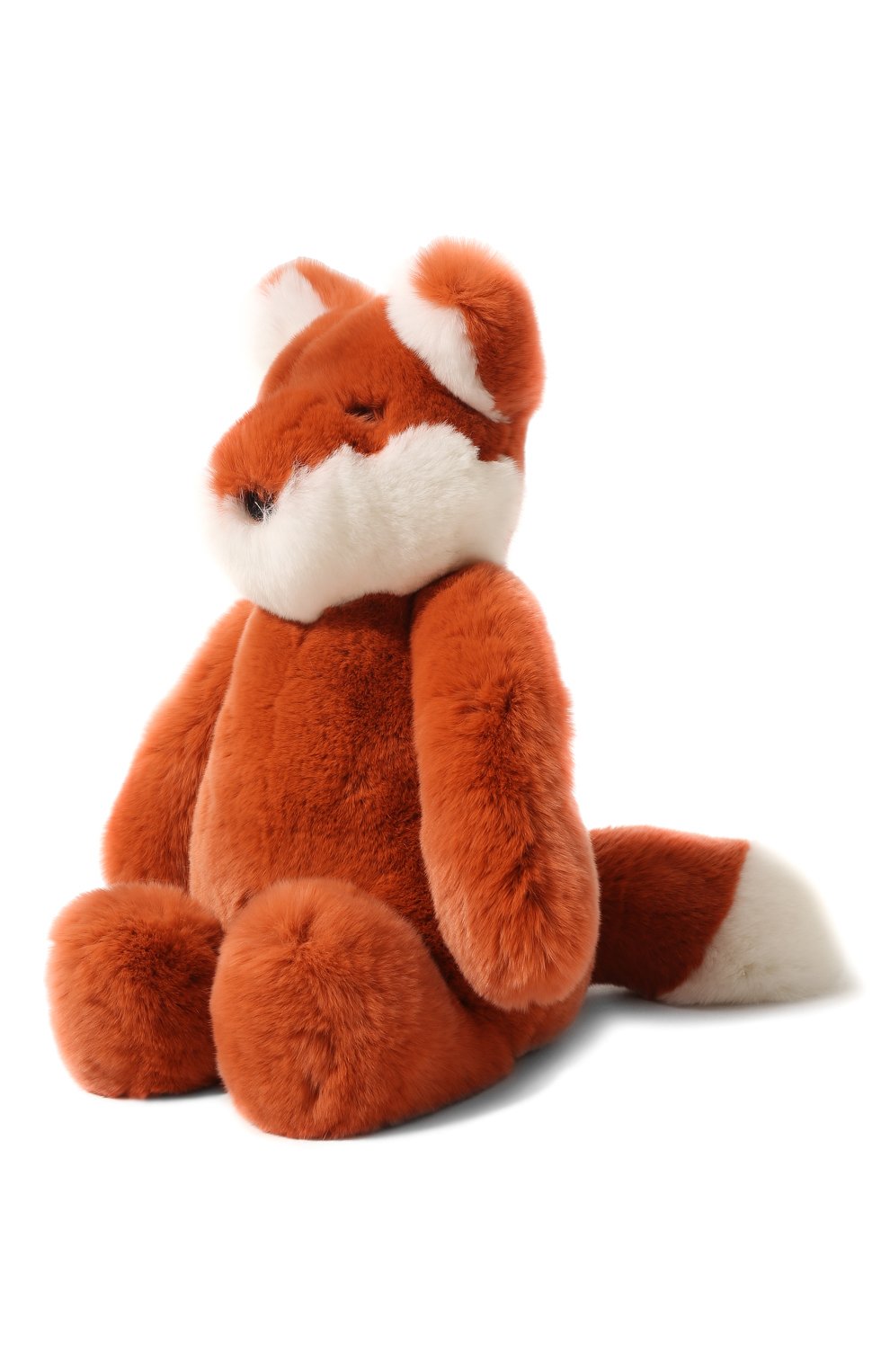Меховая игрушка лиса YVES SALOMON ENFANT оранжевого цвета по цене 109000 руб., арт. 23WEA300XXREXX, фото 2 Меховая игрушка лиса YVES SALOMON ENFANT, арт. 23WEA300XXREXX, фото 2