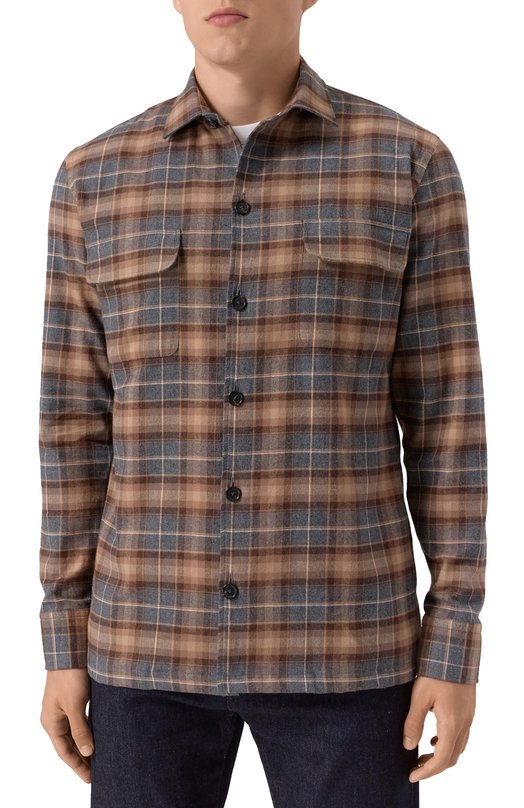 Хлопковая рубашка Van Laack VL-REYDIN-03K/156644/3XL-6XL Разноцветный  VL-REYDIN-03K/156644/3XL-6XL Фото 3