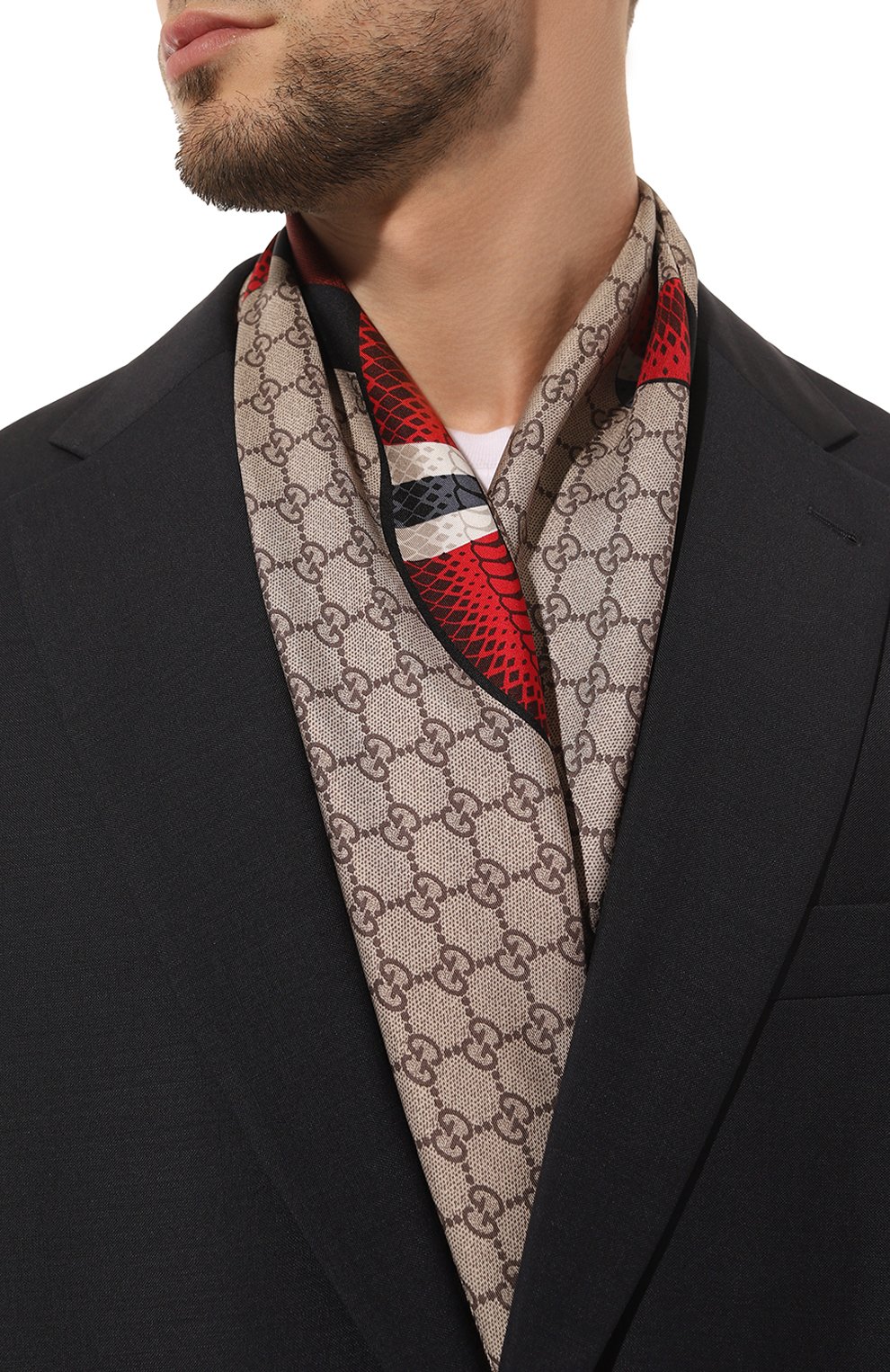 Шелковый платок GUCCI, арт. 429394 4G001, фото 2