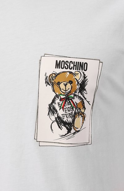 Хлопковая футболка MOSCHINO, арт. V0713/5241, фото 5