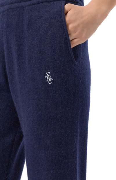 Брюки из кашемира и шерсти SPORTY AND RICH, арт. PA02764302BL106, фото 5
