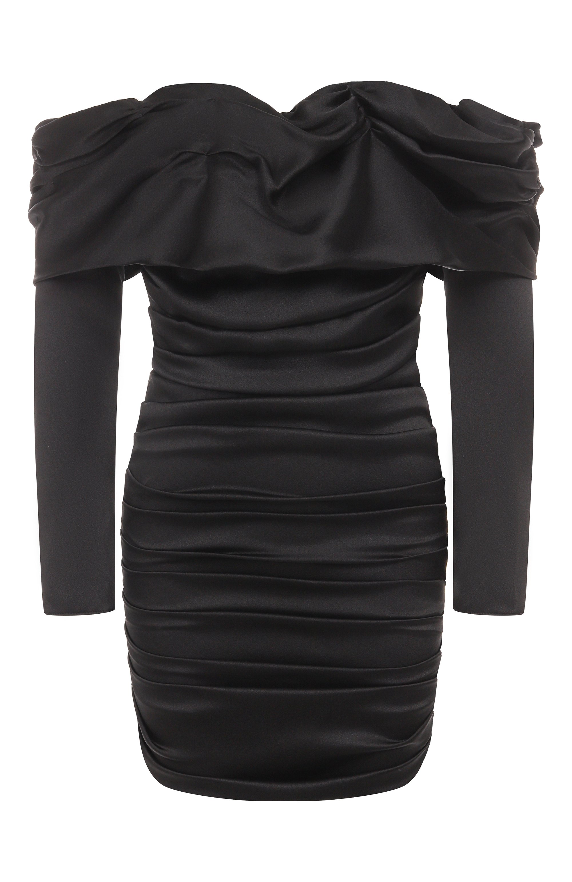 Атласное платье GIUSEPPE DI MORABITO, арт. 05FWDR474 05301, фото 1