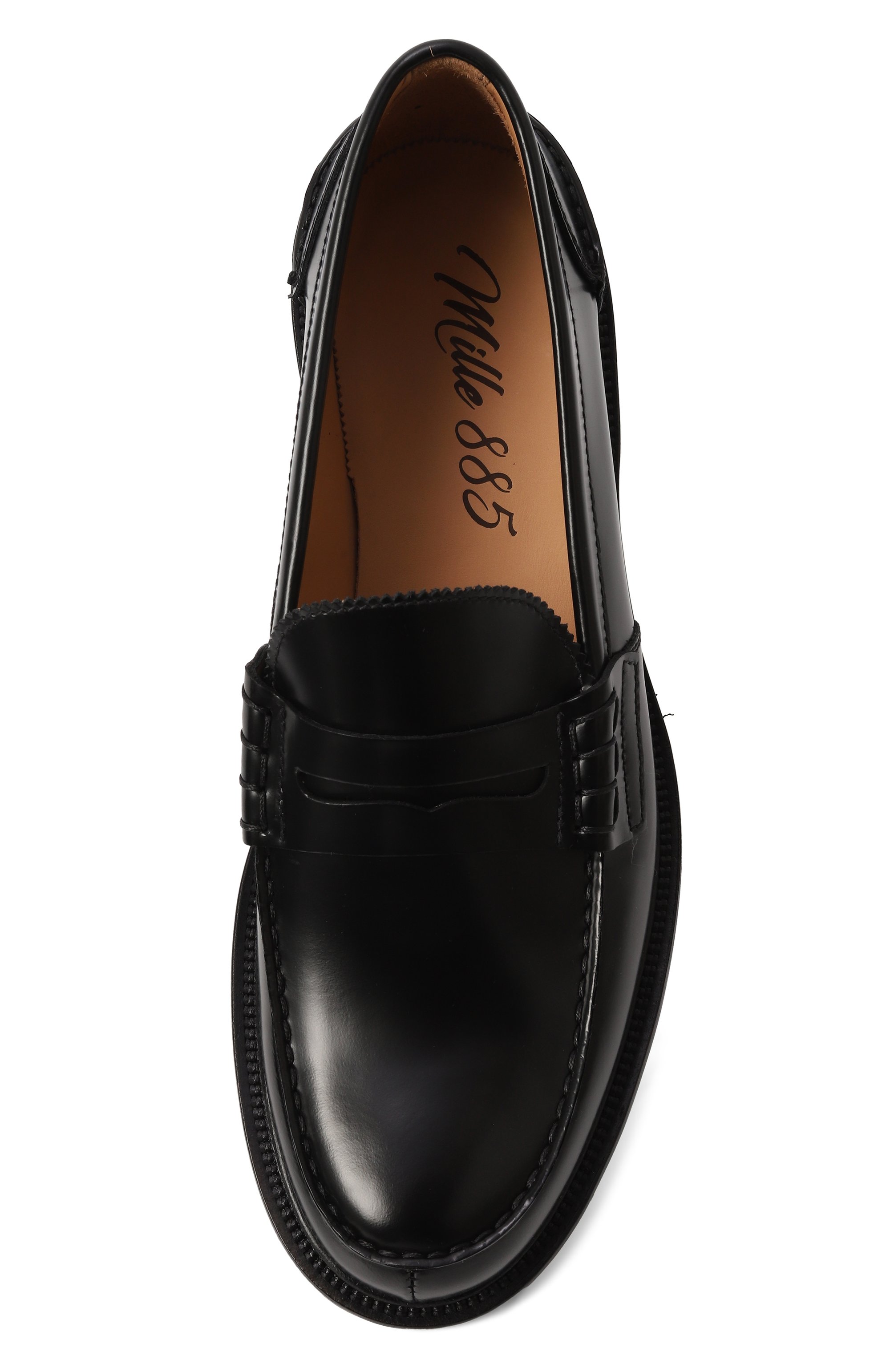 Кожаные пенни-лоферы MILLE 885, арт. C0LLEGE/REAL+1/2 G0MMA, фото 6