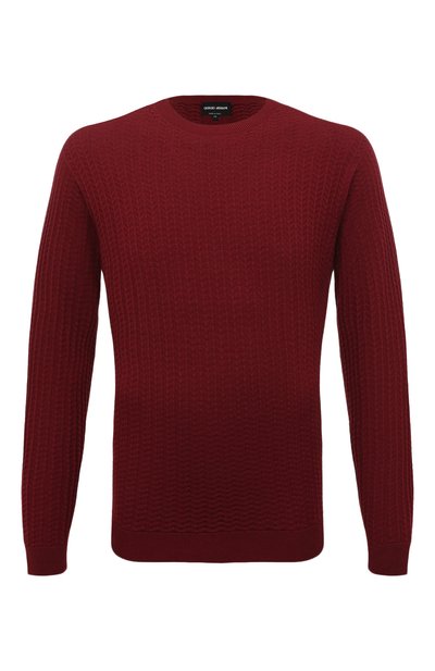 Мужской джемпер из хлопка и кашемира GIORGIO ARMANI, арт. 6RSMB6/SMA6Z