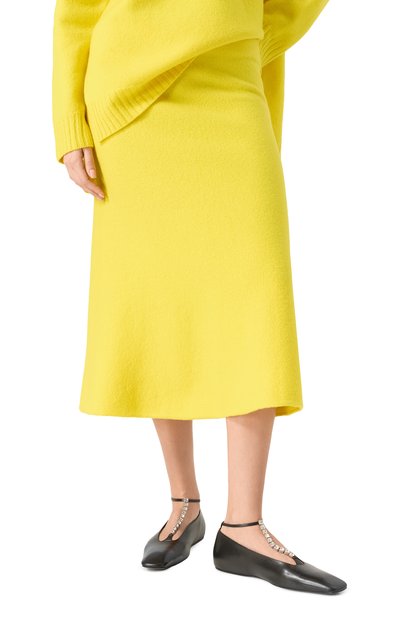 Шерстяная юбка JIL SANDER, арт. J02MA0248/J14506, фото 3