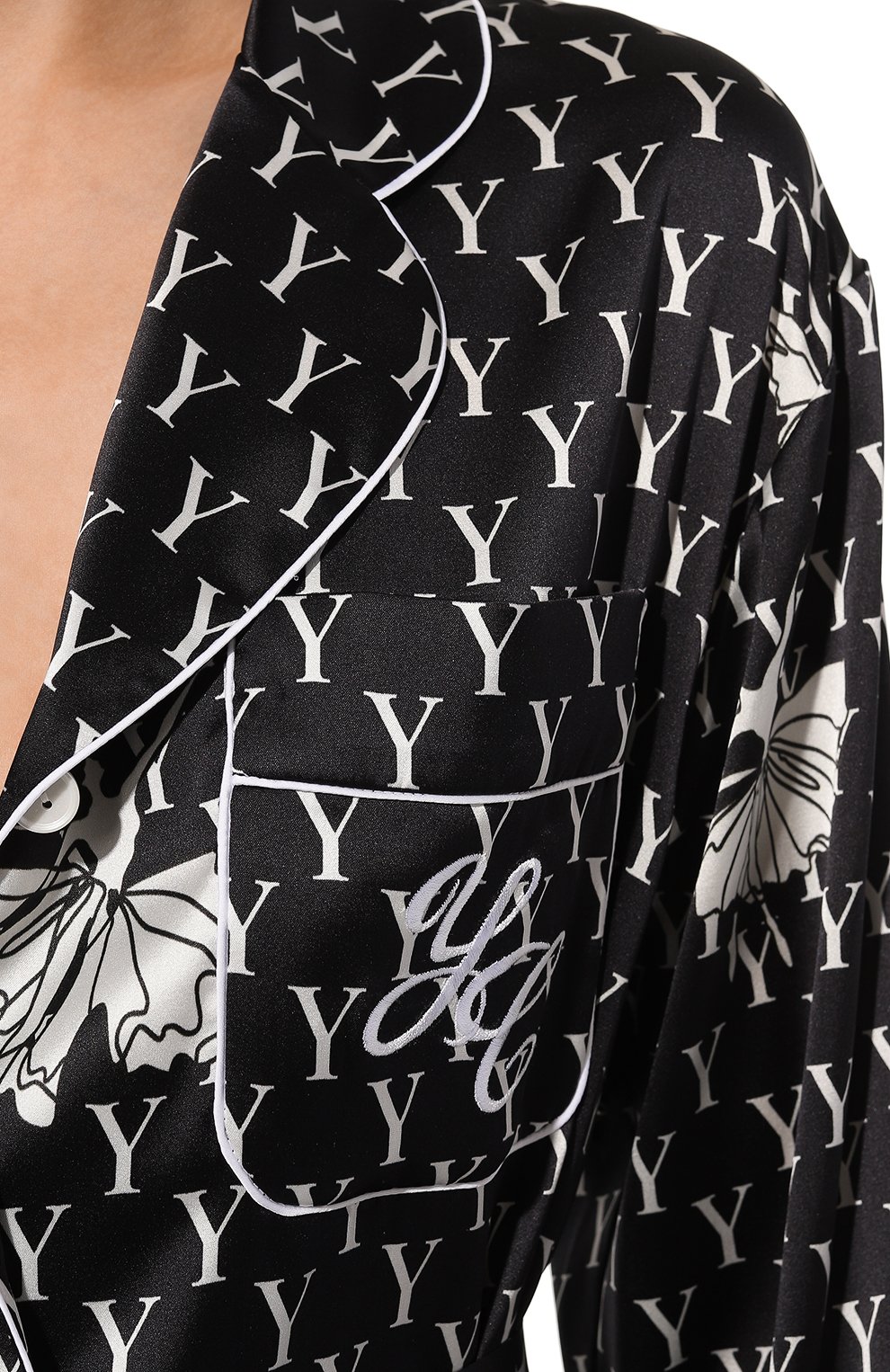 Атласная блузка YANINA, арт. T-2420A/7, фото 5