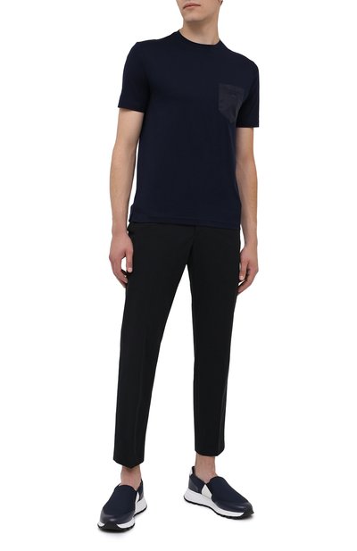 Комбинированные кроссовки PRADA, арт. 4D3516-3L1K-F0Q8A-G000, фото 2