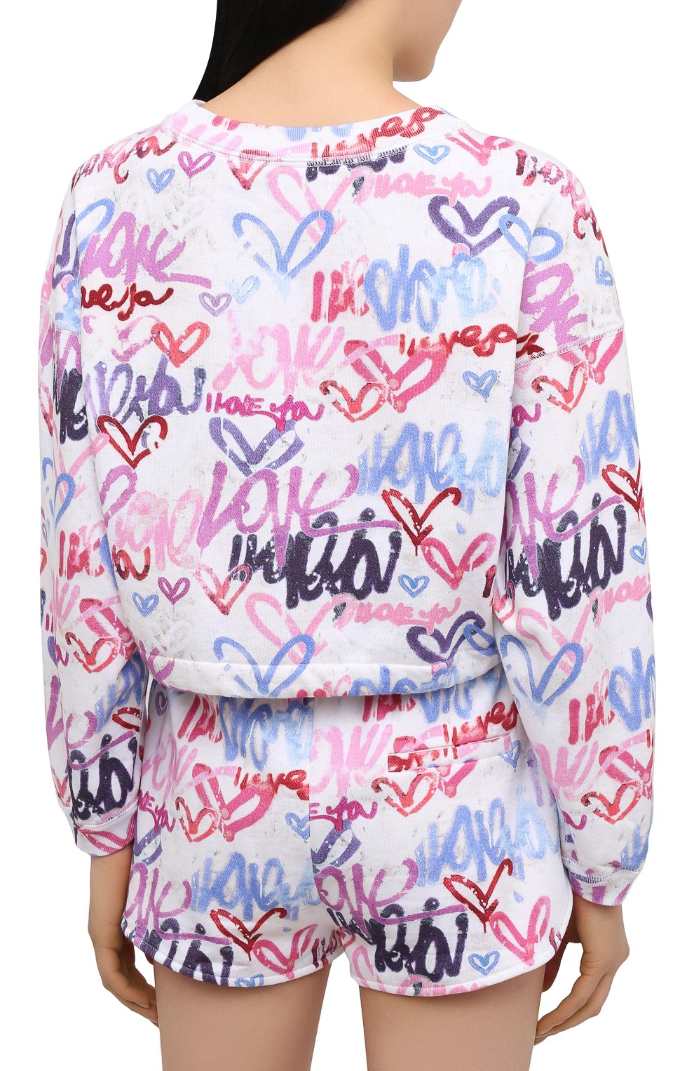 Хлопковый свитшот ISABEL MARANT разноцветного цвета по цене 23950 руб., арт. SW0298-21E037I/MARG0, фото 4 Хлопковый свитшот ISABEL MARANT, арт. SW0298-21E037I/MARG0, фото 4