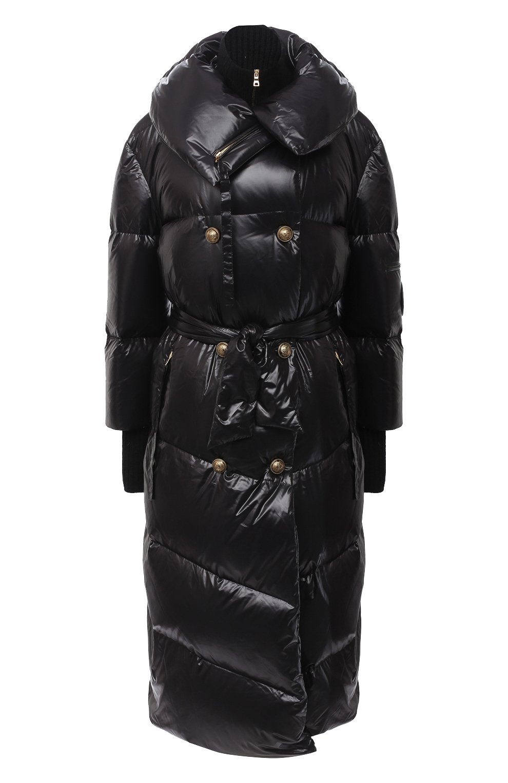 Пуховик BALMAIN черного цвета по цене 549500 руб., арт. UF19441/X349, фото 1 Пуховик BALMAIN, арт. UF19441/X349, фото 1