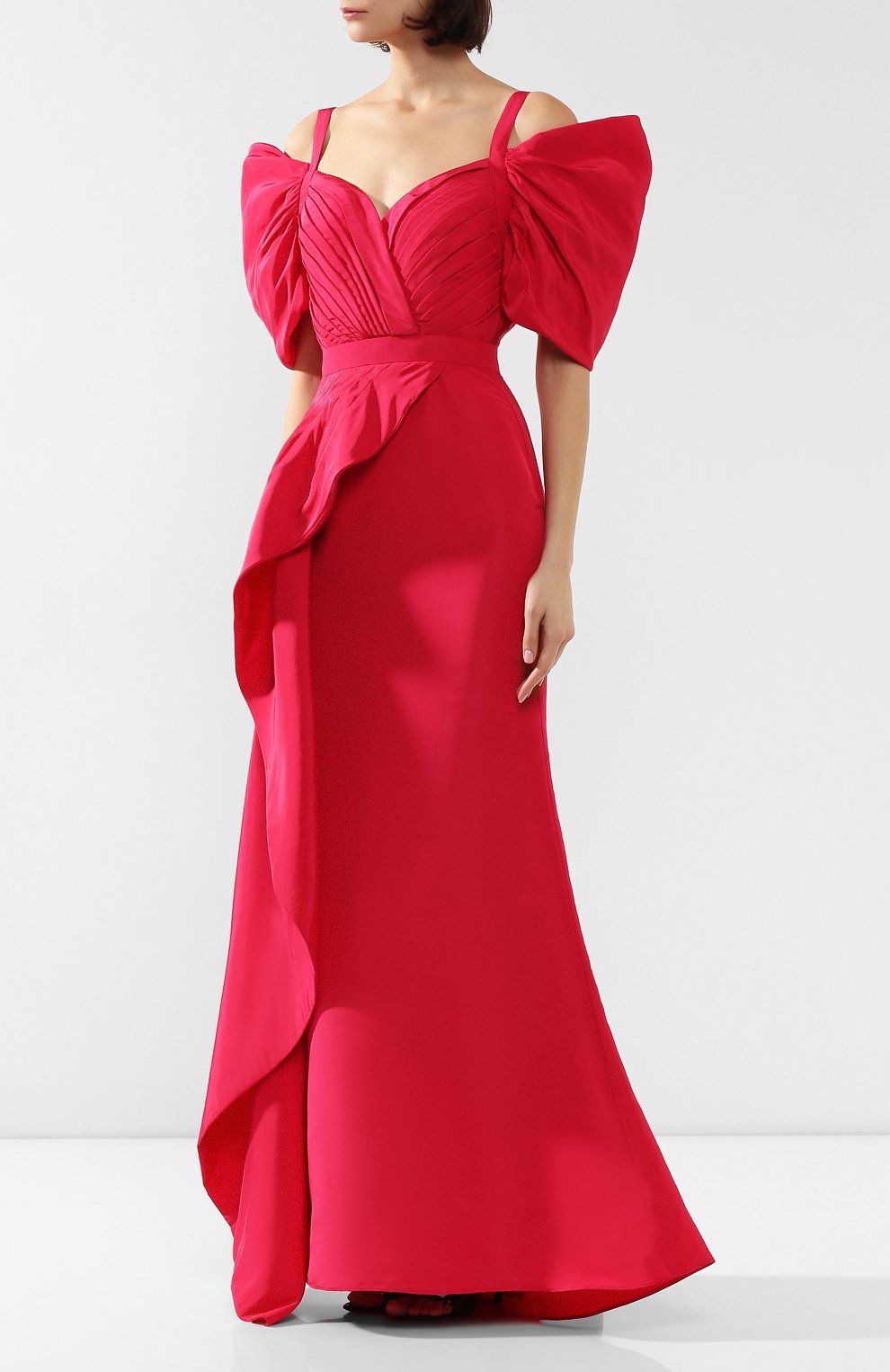 Шелковое платье ALEXANDER MCQUEEN, арт. 587278/QBAAR, фото 3