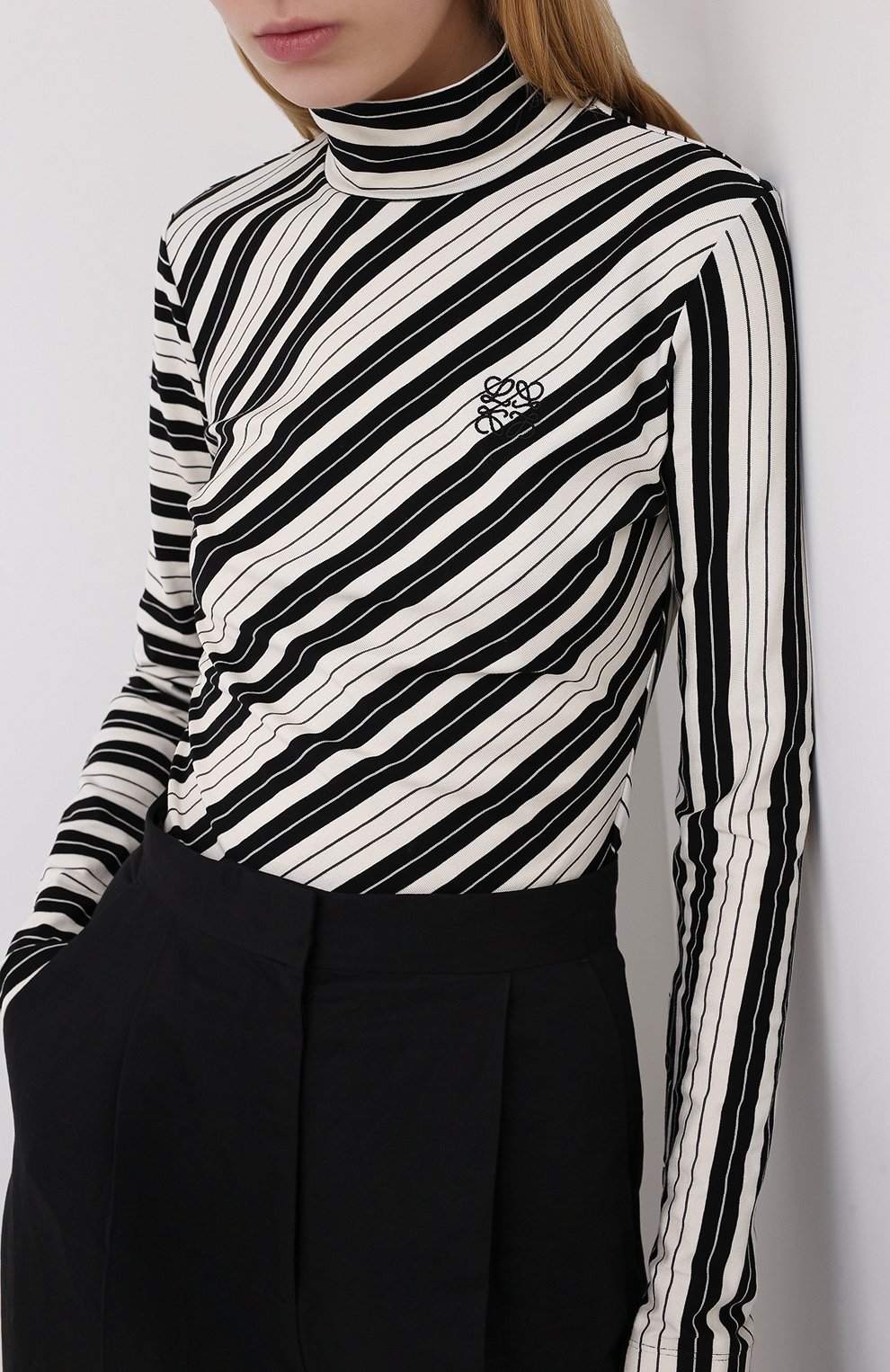 Хлопковая водолазка LOEWE, арт. S359341X93, фото 3