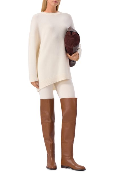 Кожаные ботфорты 12 STOREEZ, арт. 133789, фото 3