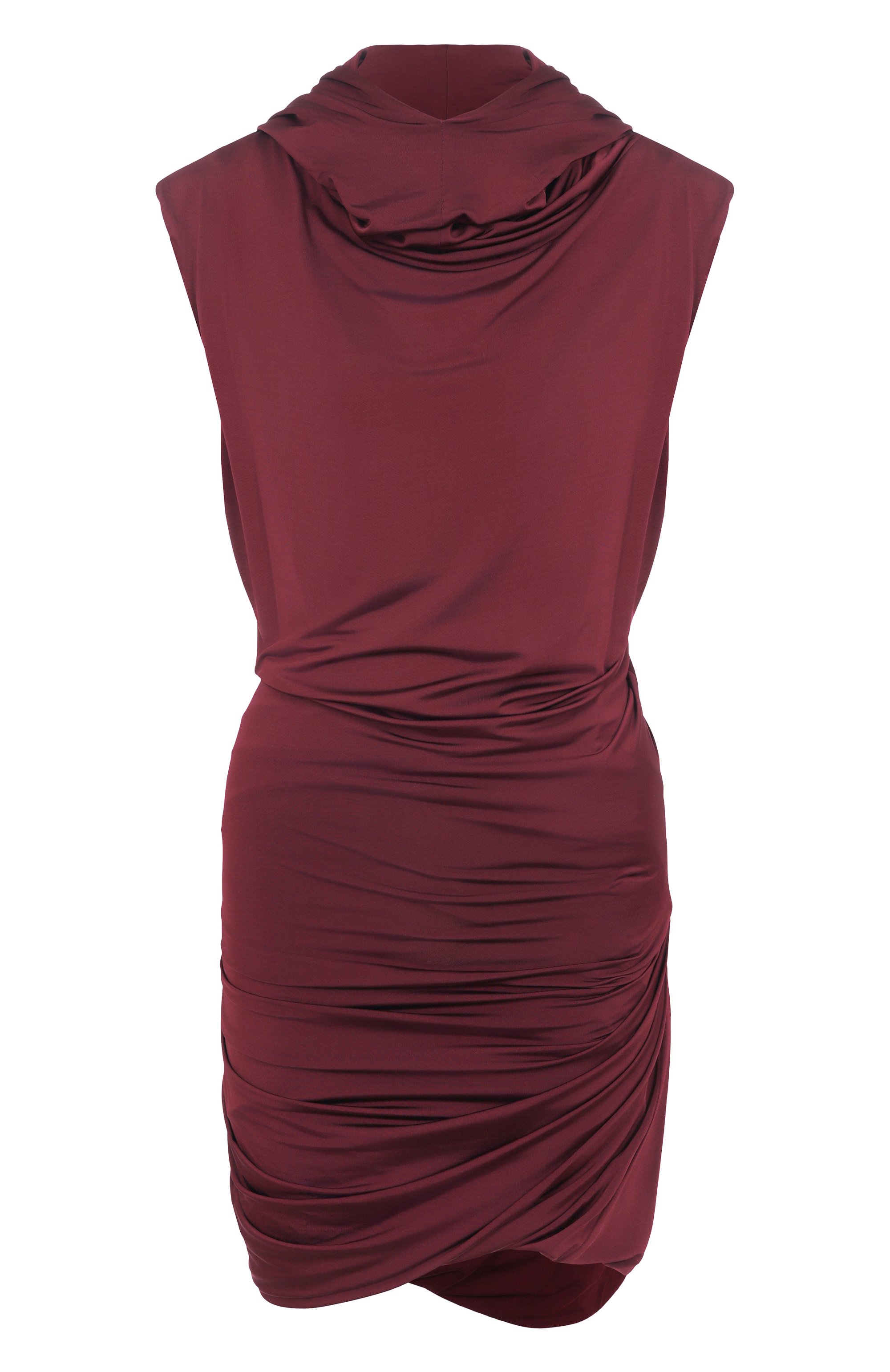 Платье из вискозы MAGDA BUTRYM бордового цвета по цене 206500 руб., арт. 153425, фото 1 Платье из вискозы MAGDA BUTRYM, арт. 153425, фото 1