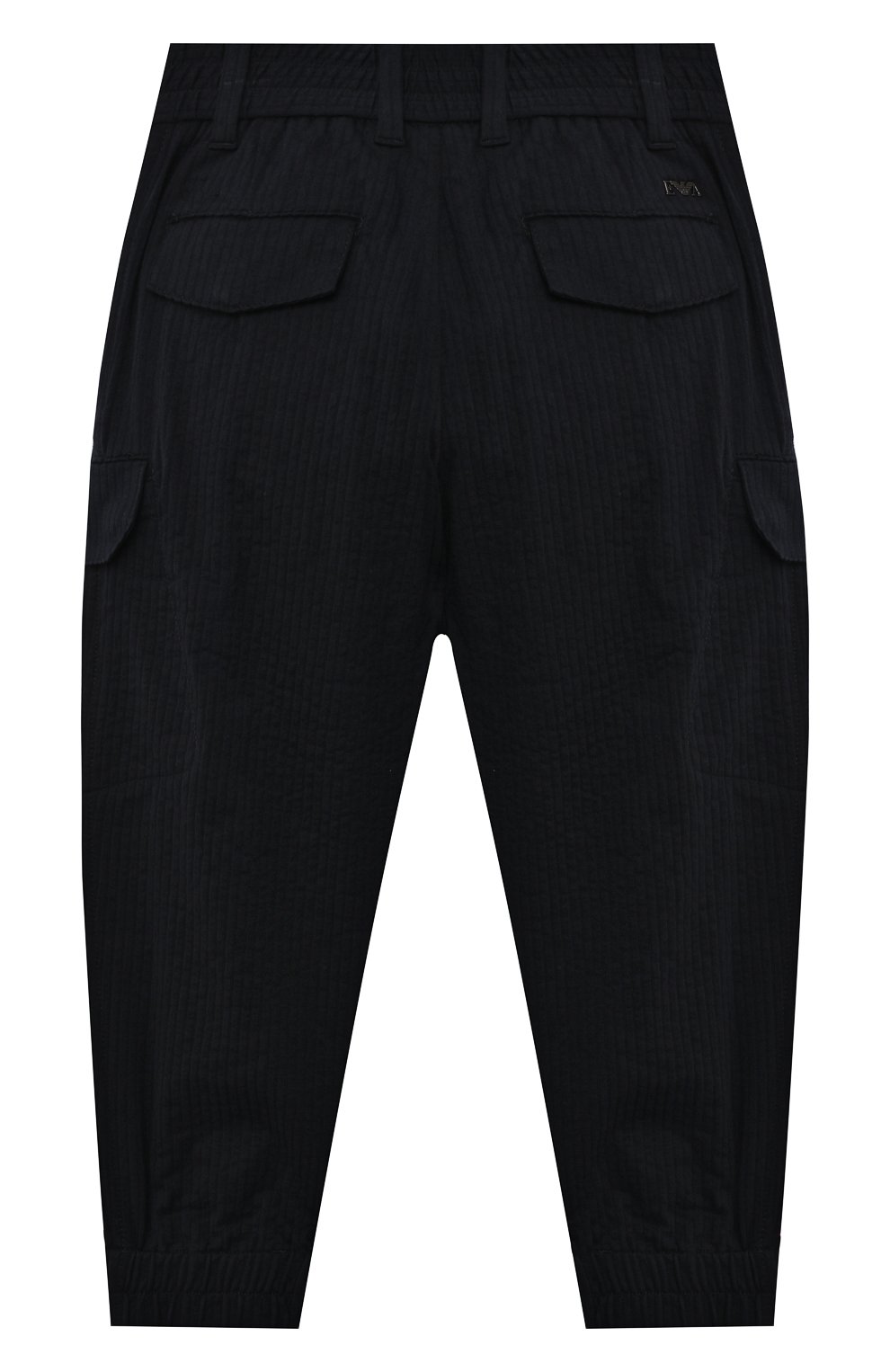 Брюки EMPORIO ARMANI темно-синего цвета по цене 18950 руб., арт. 3K4PJH/4JJCZ, фото 2 Брюки EMPORIO ARMANI, арт. 3K4PJH/4JJCZ, фото 2