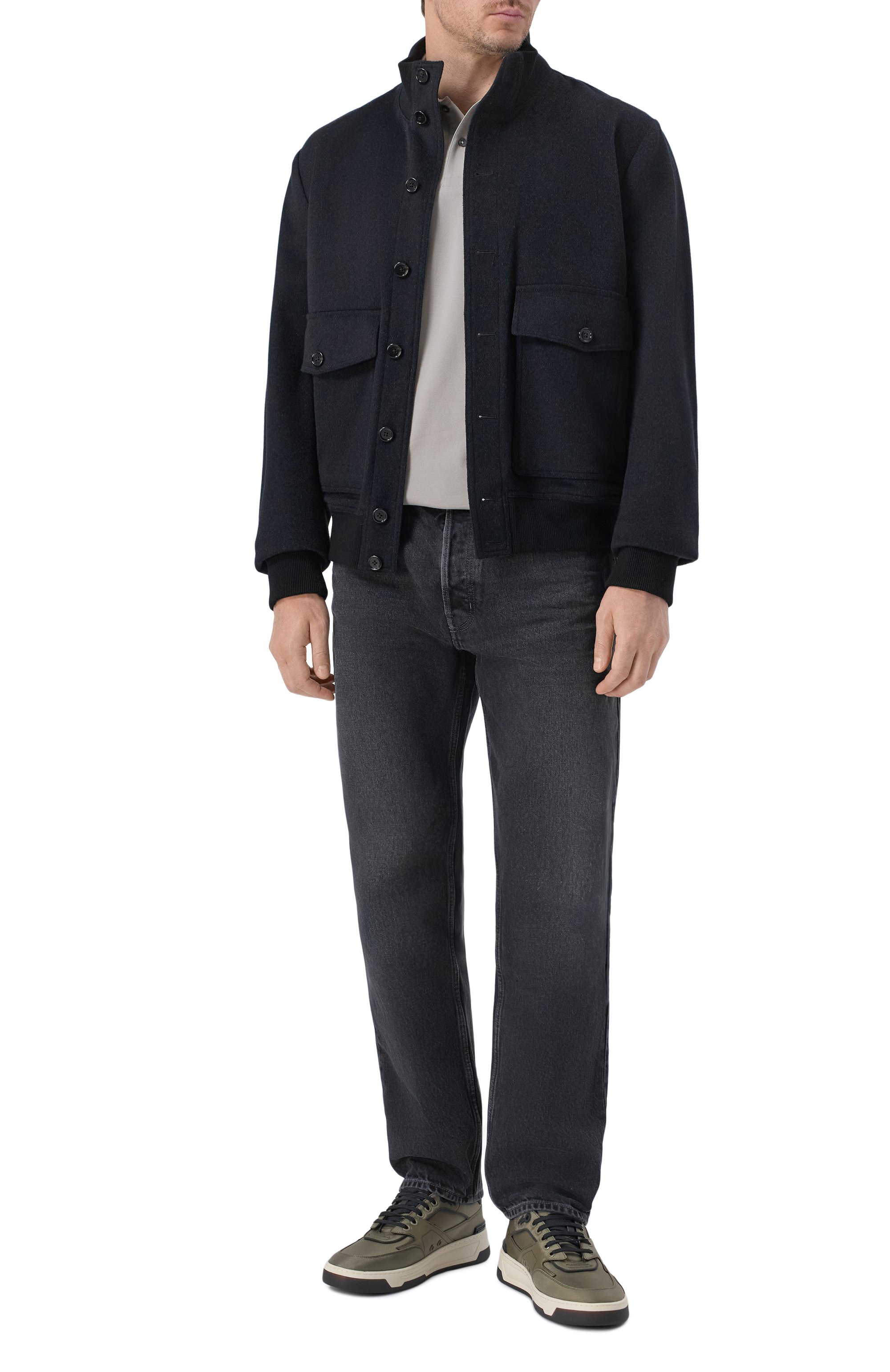 Текстильные кеды baltimore BOSS хаки цвета по цене 28250 руб., арт. 50502886, фото 2 Текстильные кеды baltimore BOSS, арт. 50502886, фото 2