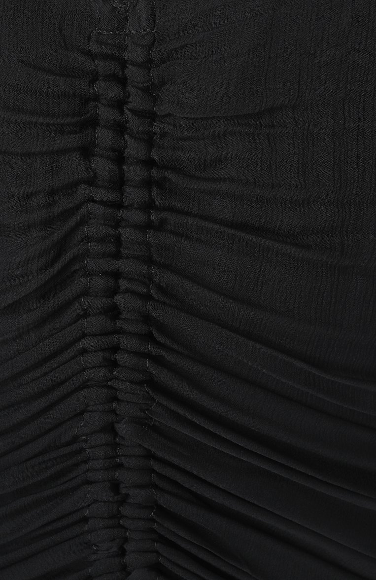 Женское платье из вискозы ISABEL MARANT ETOILE черного цвета, арт. 25PR00330FA/C1J07E | Фото 6 (Рукава: 3/4; Материал внешний: Вискоза; Длина Ж (юбки, платья, шорты): Мини; Женское Кросс-КТ: Платье-одежда; Случай: Повседневный; Стили: Бохо)