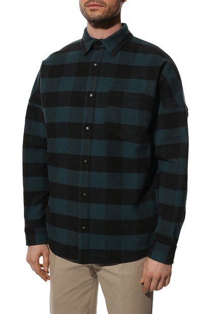 Хлопковая рубашка PALM ANGELS, арт. PMGA024C99FAB0015501, фото 3