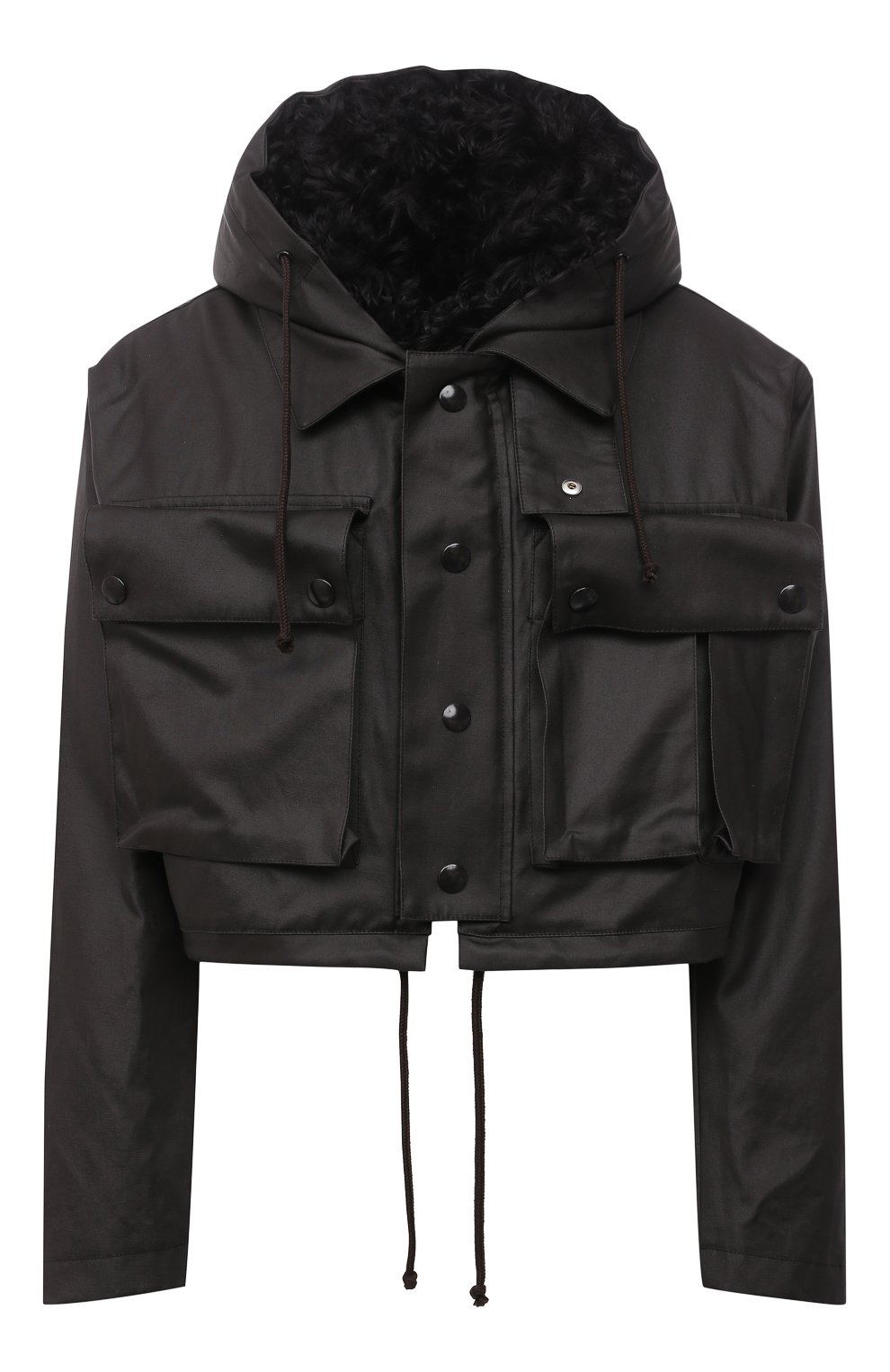 Куртка с меховой подкладкой BOTTEGA VENETA коричневого цвета по цене 617000 руб., арт. 648118/V04C0, фото 1 Куртка с меховой подкладкой BOTTEGA VENETA, арт. 648118/V04C0, фото 1