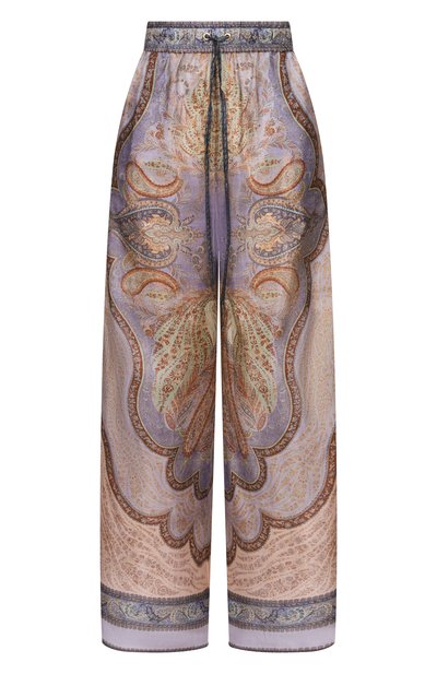 Женские шелковые брюки ZIMMERMANN, арт. 5580PRS262
