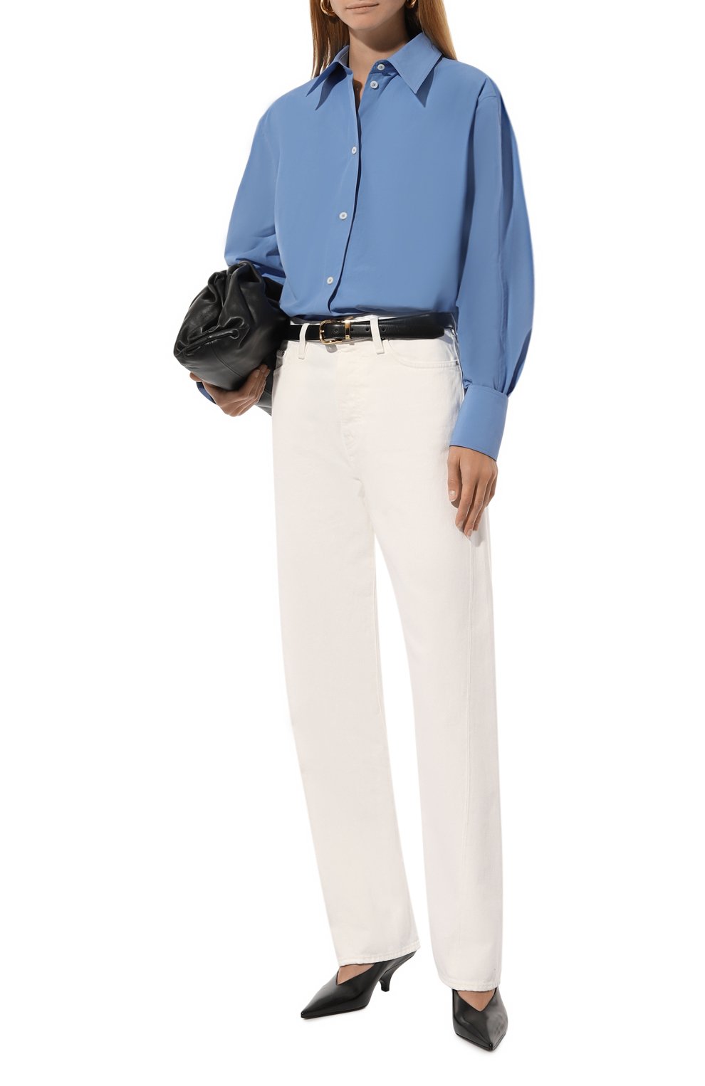 Хлопковая рубашка TOTEME, арт. 243-WRT2522-FB0119, фото 2