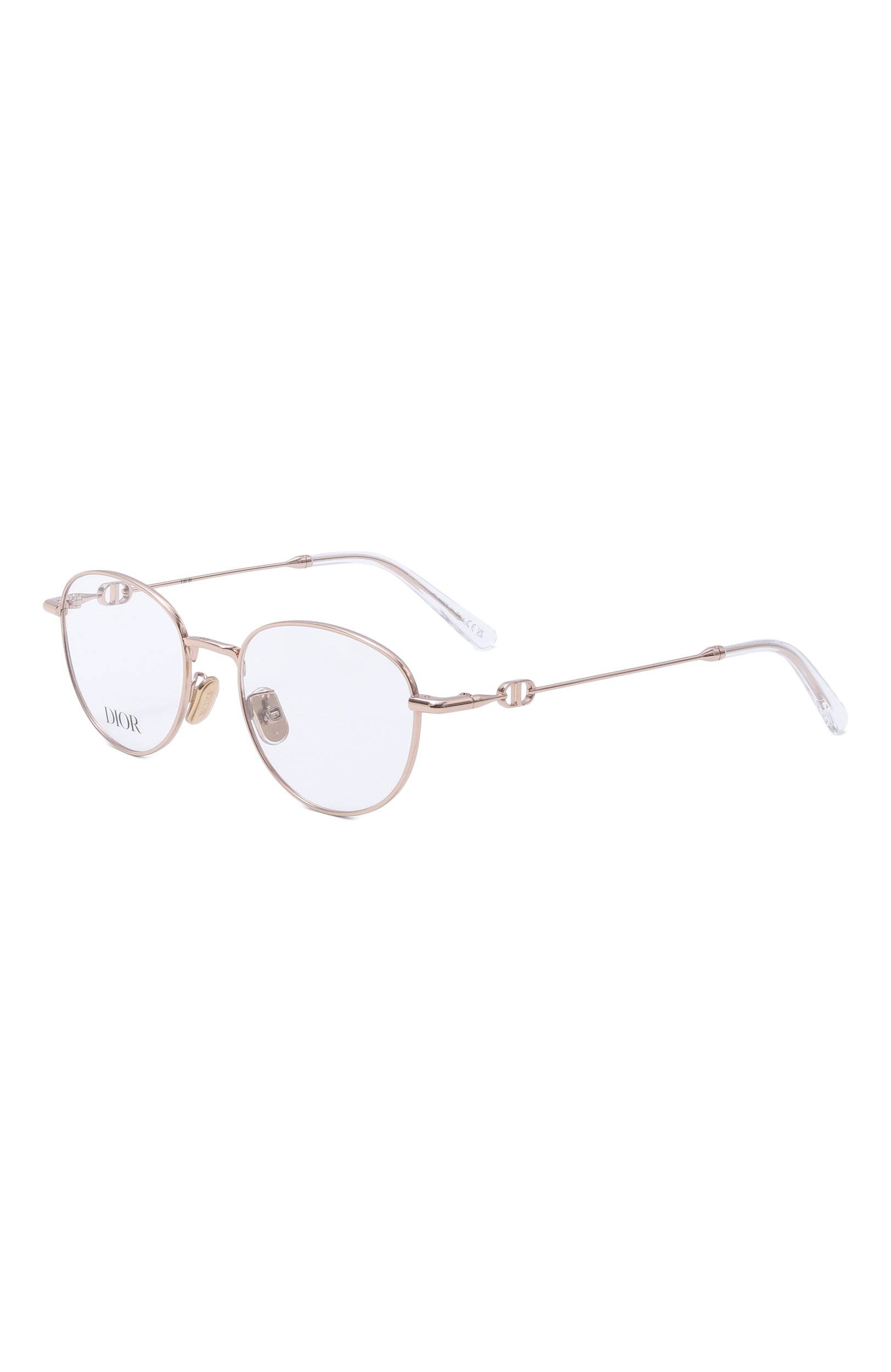 Оправа DIOR EYEWEAR золотого цвета по цене 63000 руб., арт. PETIT CD0 R2U D000, фото 1 Оправа DIOR EYEWEAR, арт. PETIT CD0 R2U D000, фото 1