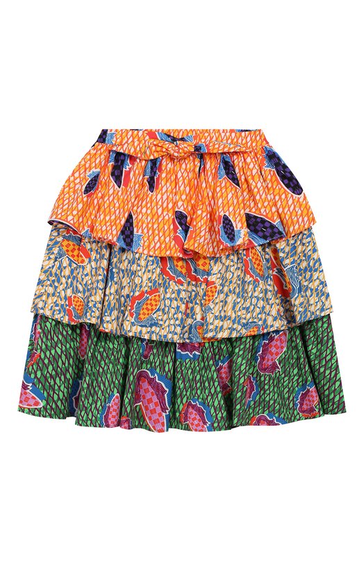 

Хлопковая юбка Stella Jean Kids, Разноцветный
