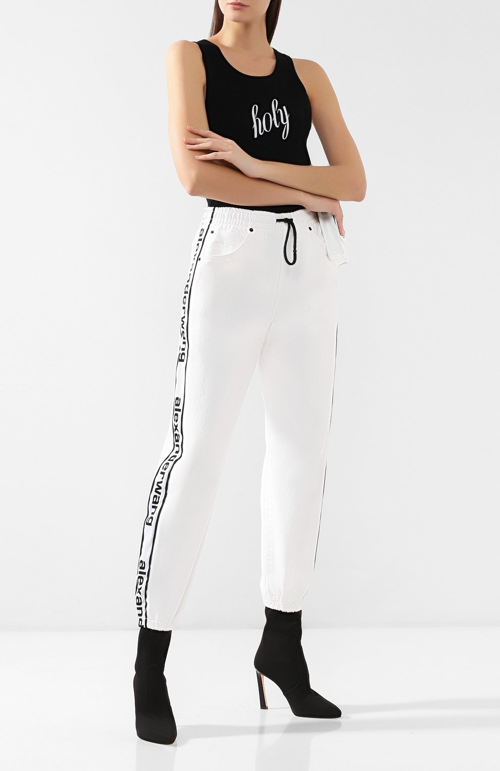 Джинсы ALEXANDER WANG белого цвета по цене 46950 руб., арт. 4D994326CF, фото 2 Джинсы ALEXANDER WANG, арт. 4D994326CF, фото 2