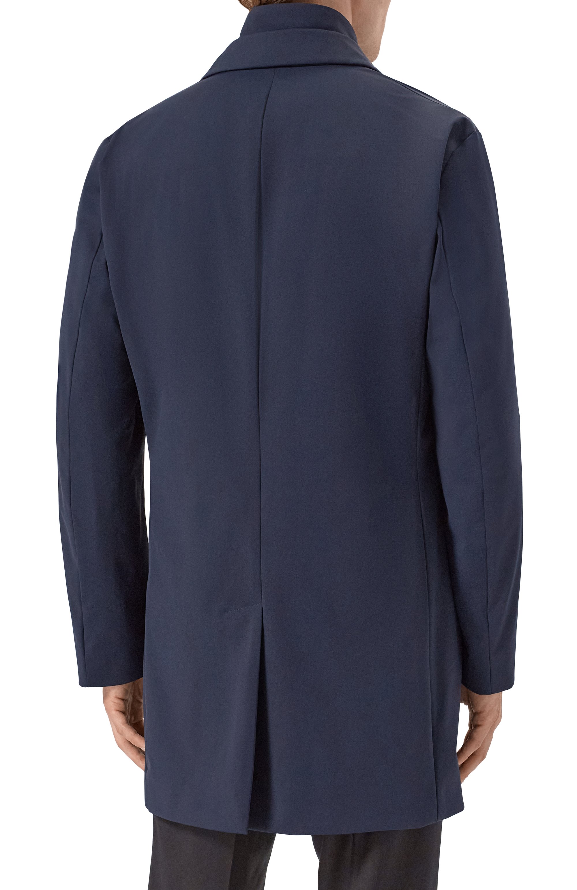 Плащ BOSS темно-синего цвета по цене 105000 руб., арт. 50545897, фото 4 Плащ BOSS, арт. 50545897, фото 4