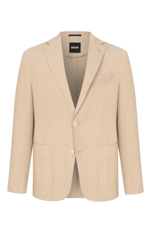 Пиджак изо льна и вискозы BOSS 50561959 Бежевый 50561959