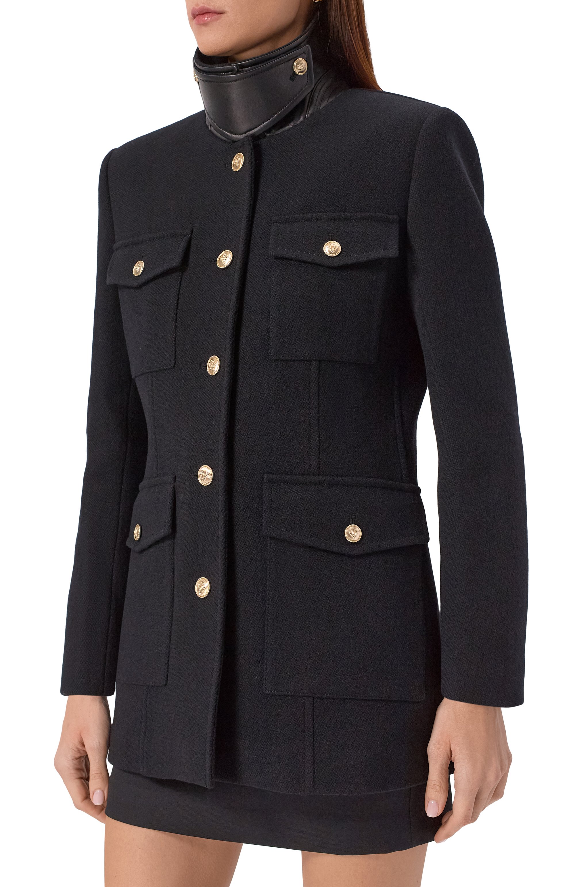 Шерстяной жакет JUUN.J черного цвета по цене 146500 руб., арт. JW5911W02, фото 3 Шерстяной жакет JUUN.J, арт. JW5911W02, фото 3