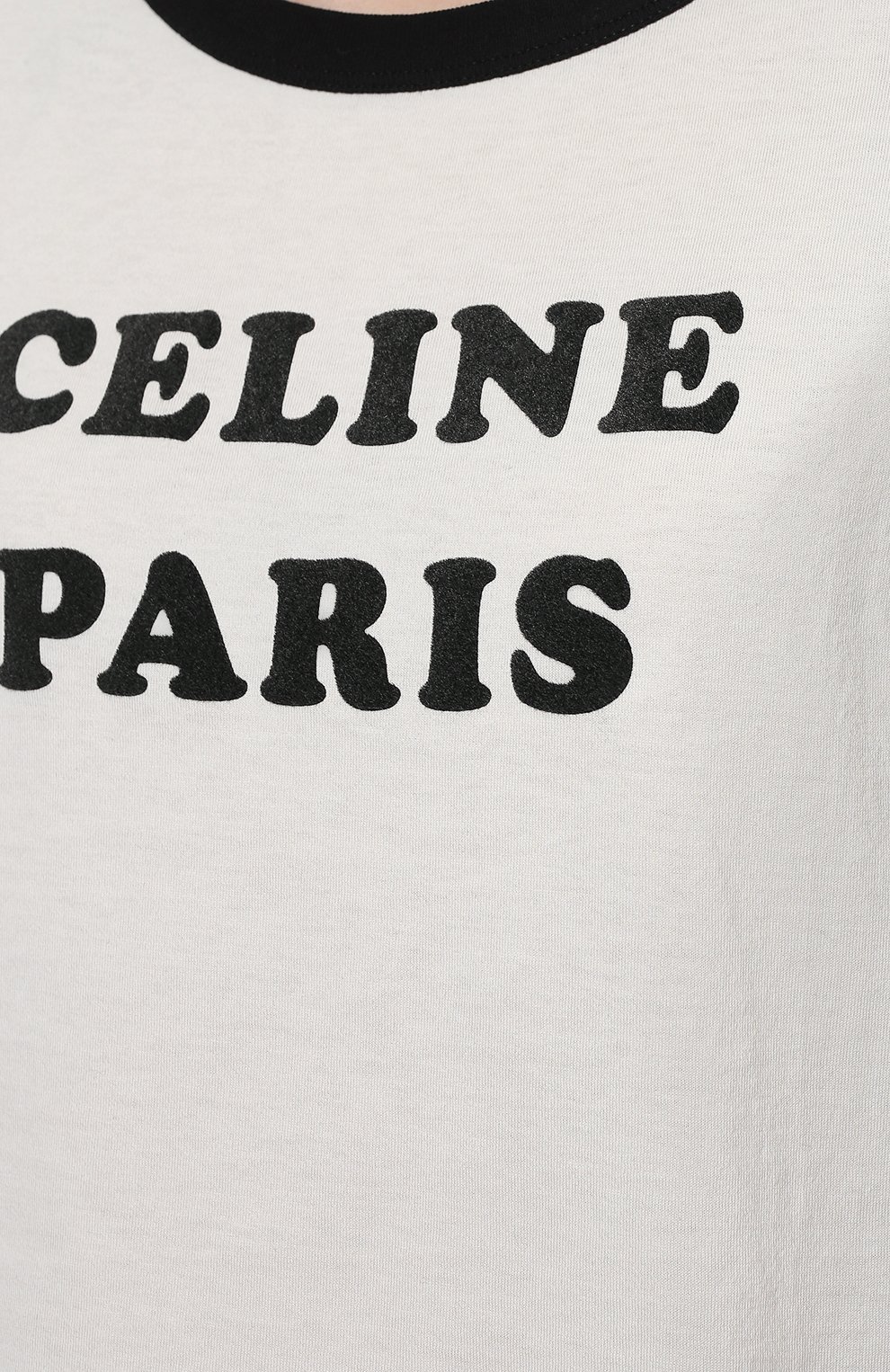 Хлопковая футболка CELINE, арт. 2X890671Q, фото 5