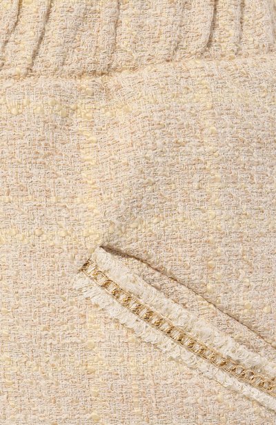 Джоггеры LOOM BY RODINA кремового цвета по цене 33500 руб., арт. LBR-TWMI-1, фото 5 Джоггеры LOOM BY RODINA, арт. LBR-TWMI-1, фото 5